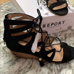 Lace up sandals